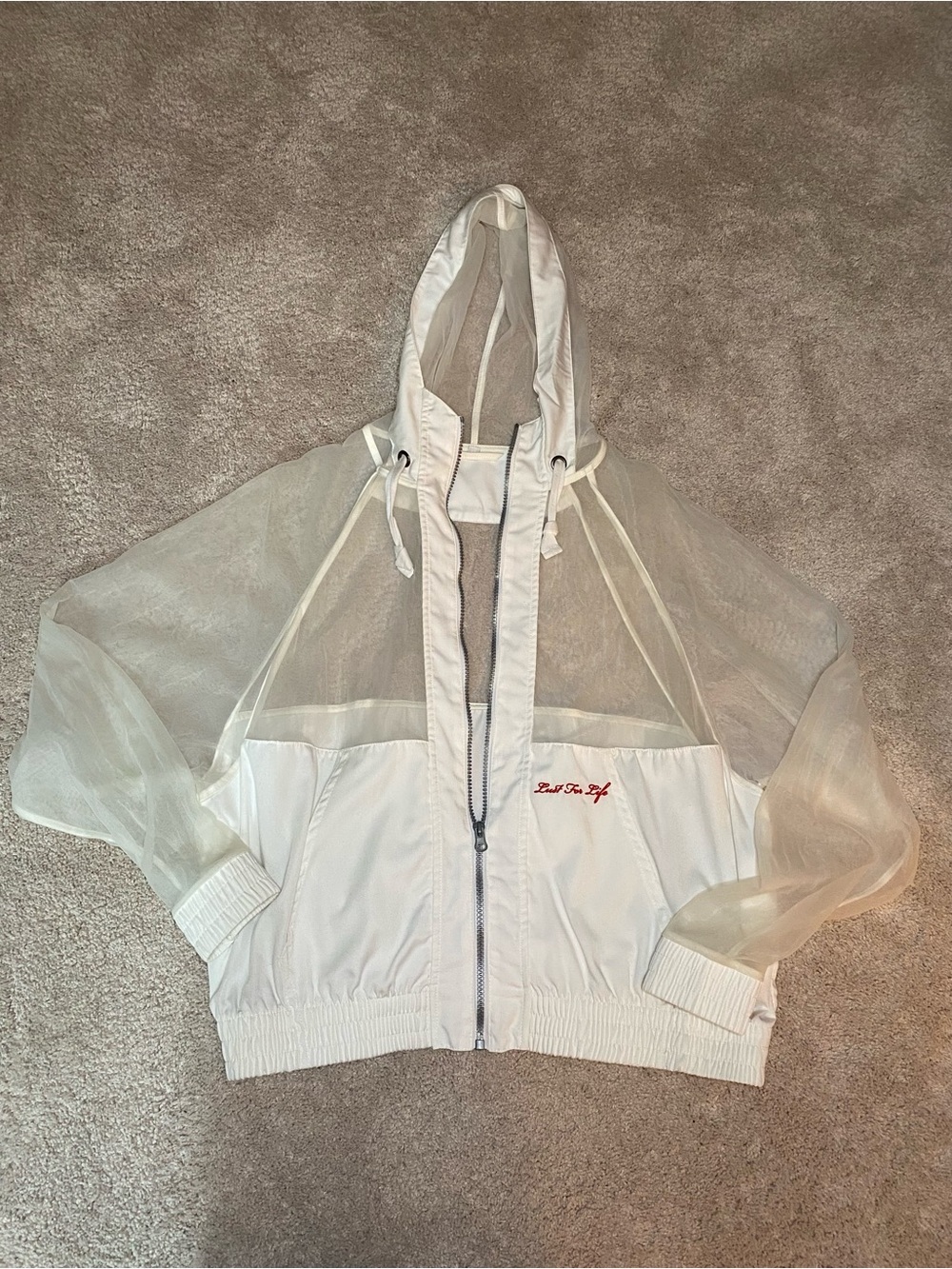 Lana Del Rey Lust For Life Windbreaker Rain Jacket - M